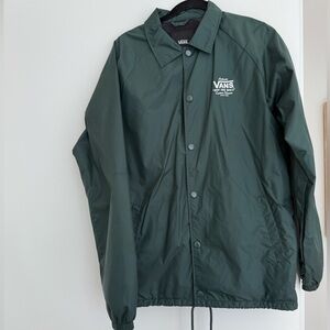 Vans green coaches Jacket - M - like new